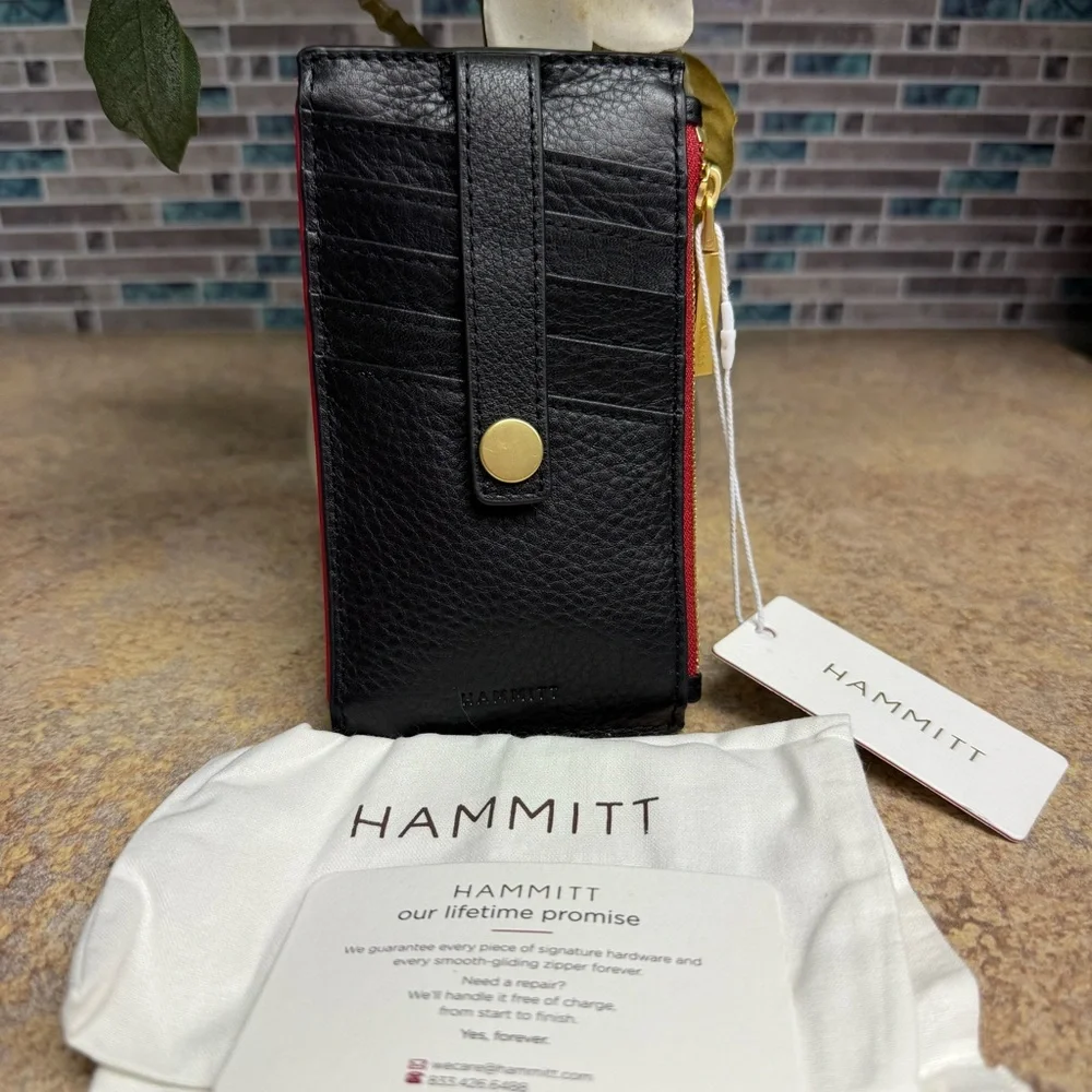 NWT Hammitt 210 West classic black Wallet